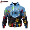 NHL Utah Hockey Club Special Autism Awareness 3D Shirt