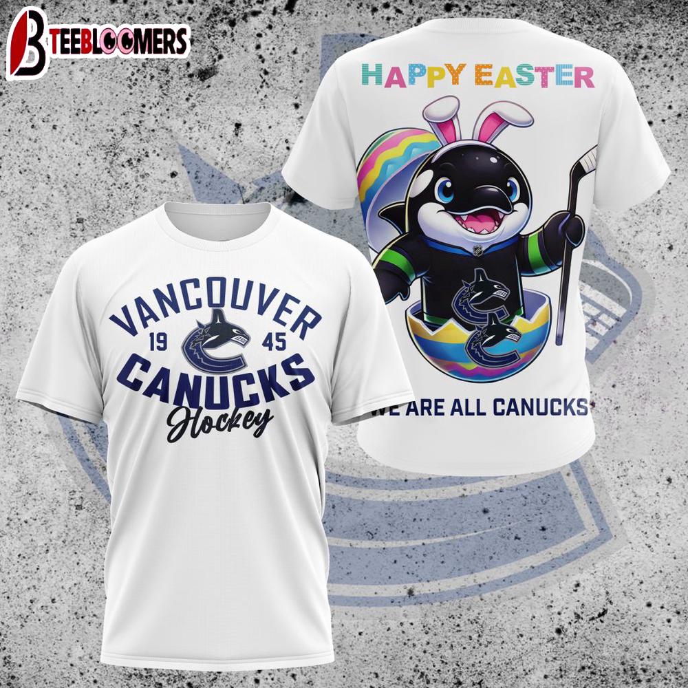 NHL Vancouver Canucks All Over Print 3D T-Shirt