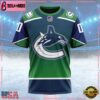 NHL Vancouver Canucks New Gradient Series Concept Custom T Shirt, Vancouver Canucks Shirt