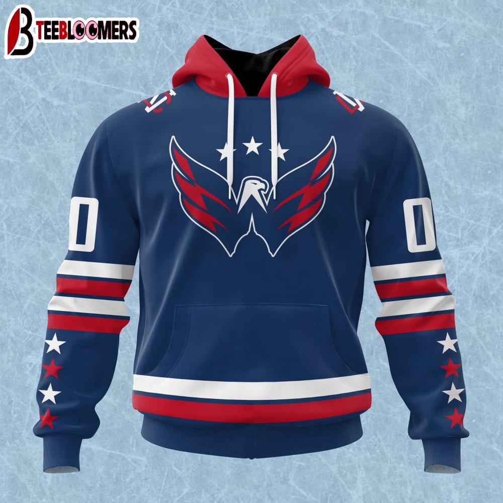 NHL Washington Capitals Colour Rush 3D Hoodie Shirt