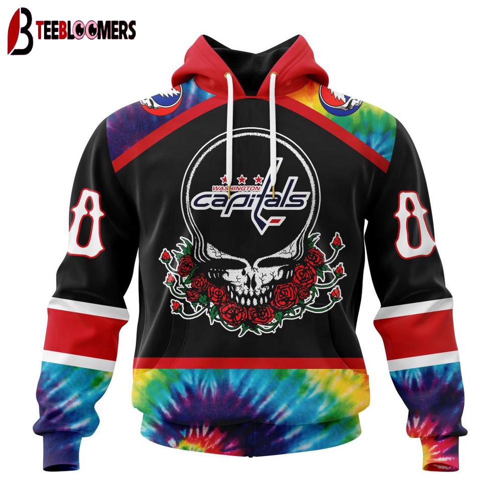 NHL Washington Capitals Grateful Dead 3D Hoodie Shirt