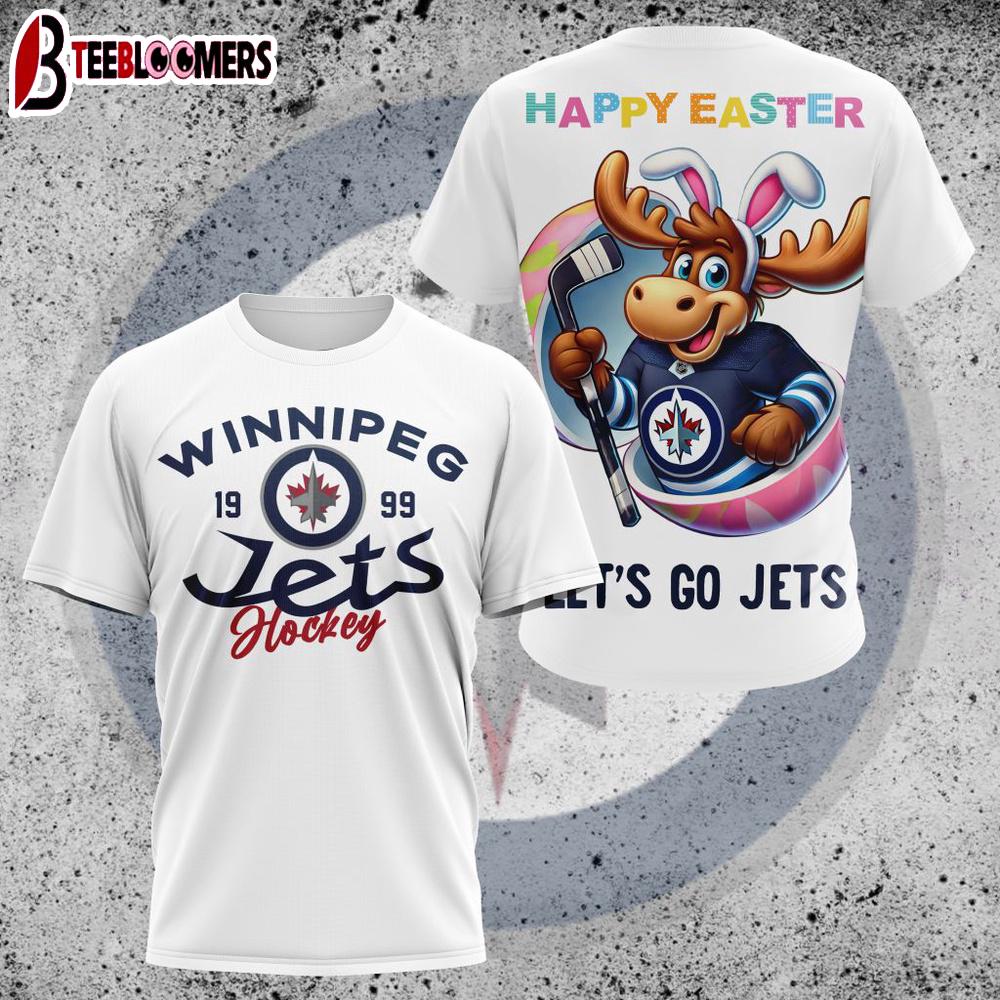 NHL Winnipeg Jets All Over Print 3D T-Shirt