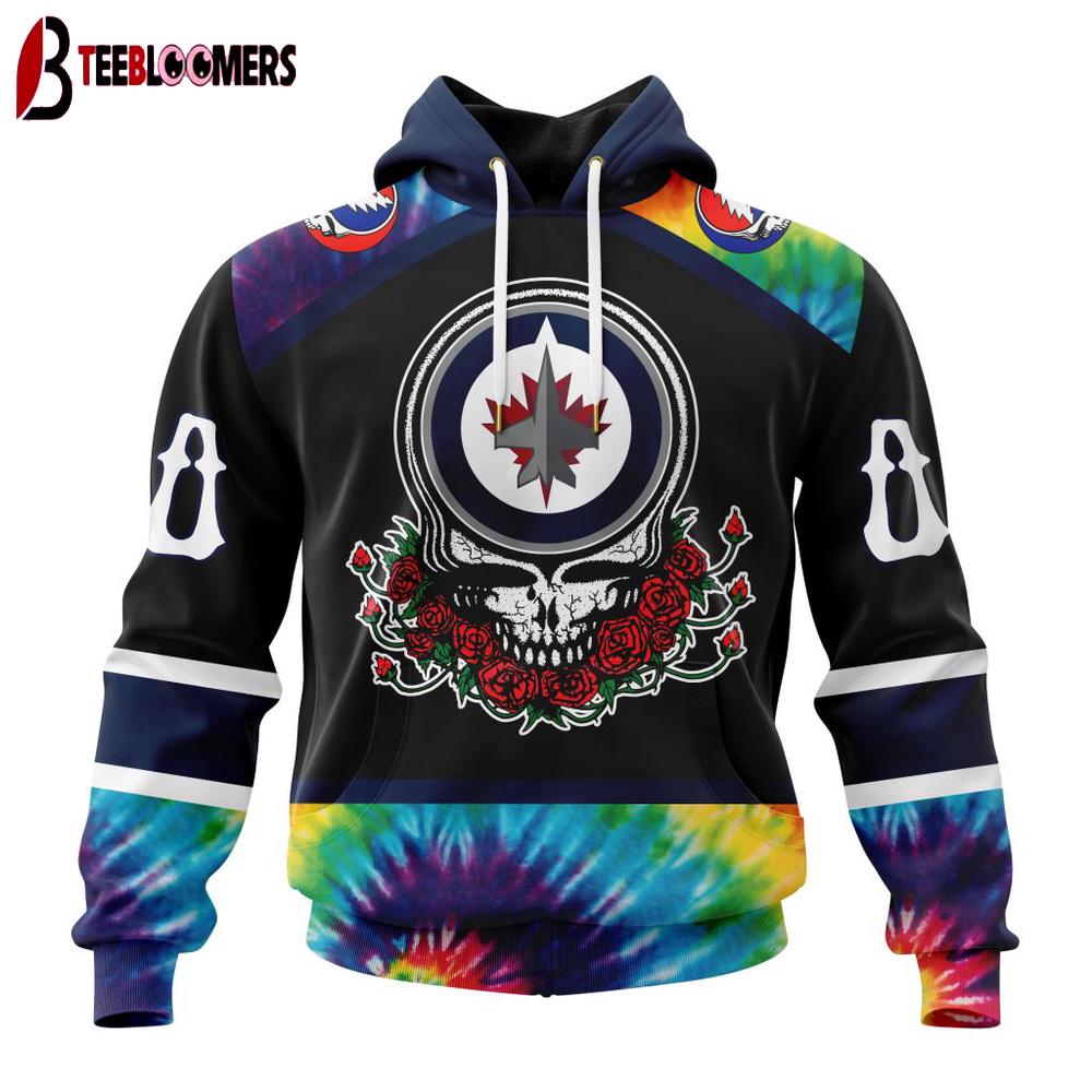 NHL Winnipeg Jets Grateful Dead 3D Hoodie Shirt