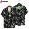Oakland Athletics Black Tropic Summer Hawaiian Shirt
