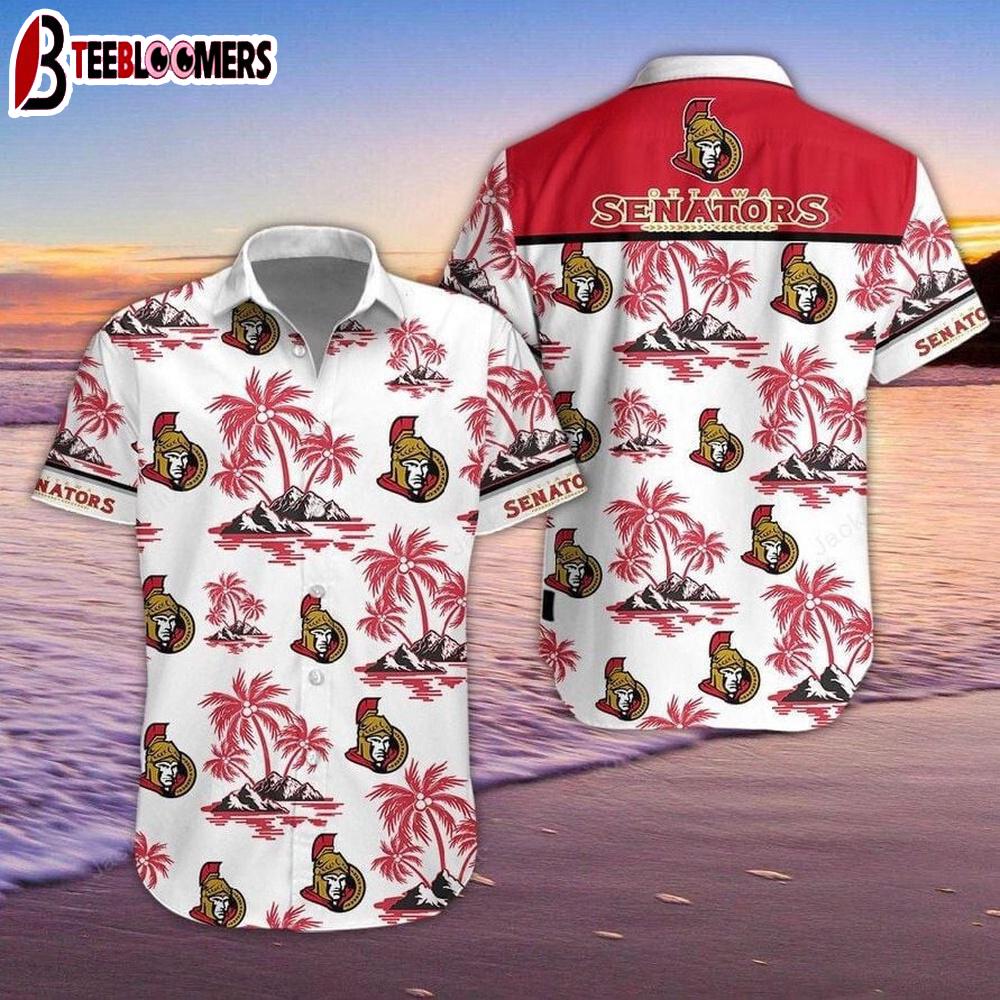 Ottawa Senators Island Vibes Summer Hawaiian Shirt