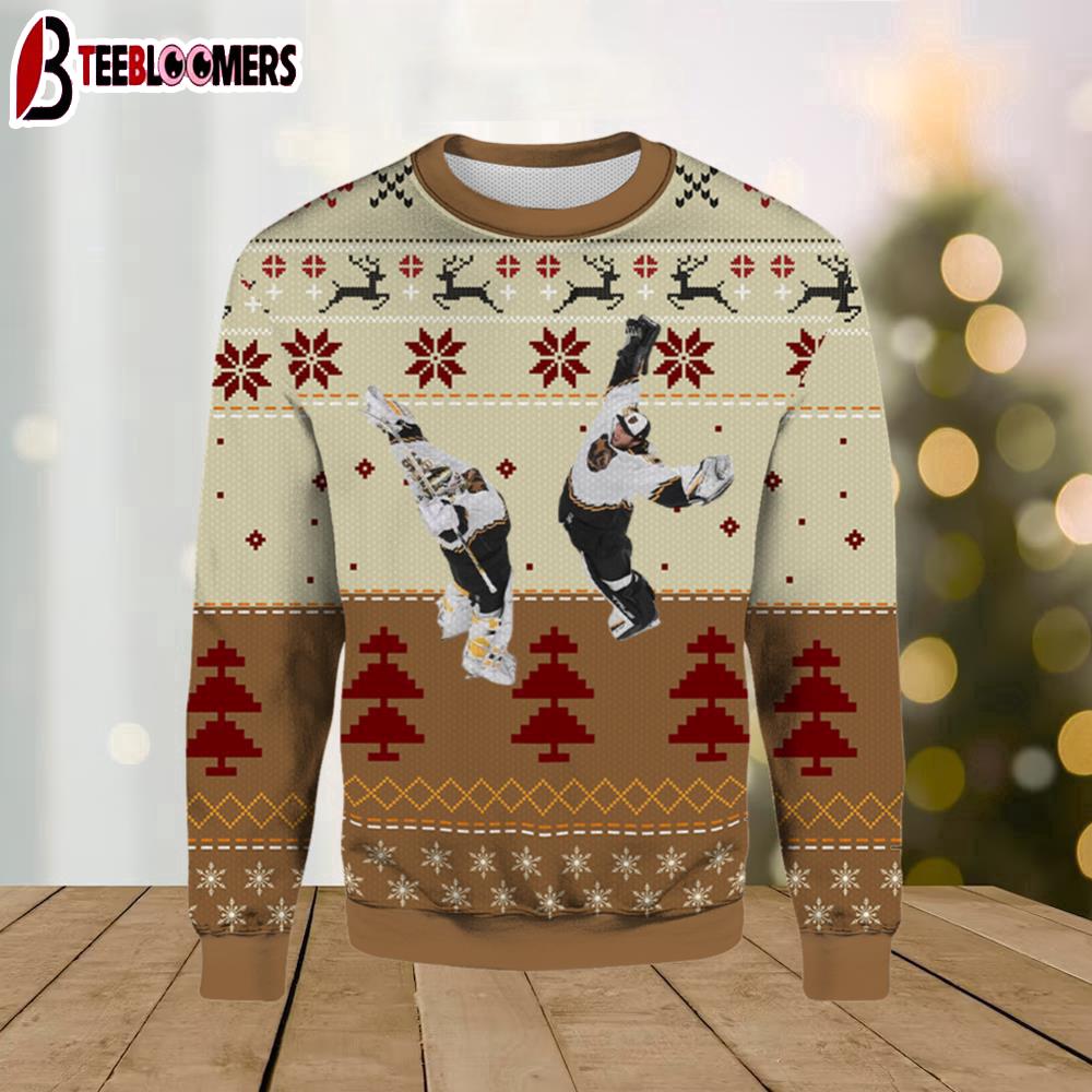 Patrice Bergeron Boston Bruins Ugly Christmas Sweater