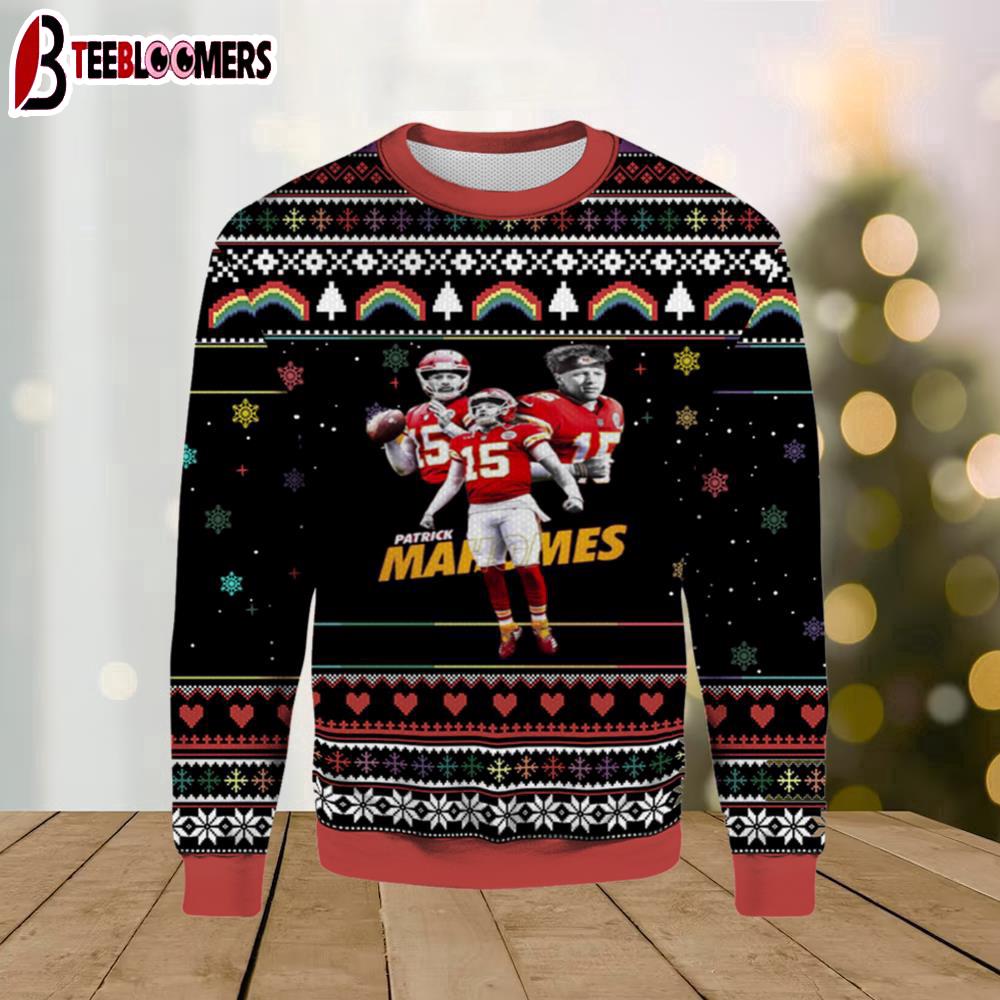 Patrick Mahomes Chiefs Ugly Christmas Sweater