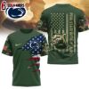 Penn State Nittany Lions NCAA Veteran 3D Shirt For Fans