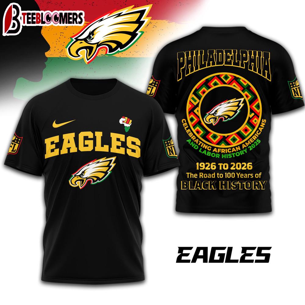 Philadelphia Eagles NFL Black History Month 3D Shirt For Fans