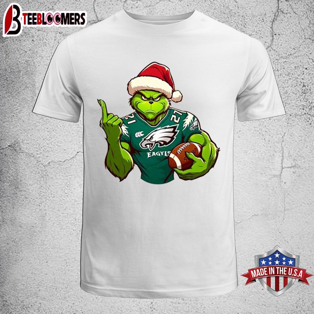 Philadelphia Eagles NFL Grinch Christmas Unisex T-Shirt
