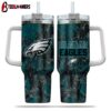 Philadelphia Eagles NFL Hunting Tumbler 40Oz Handle