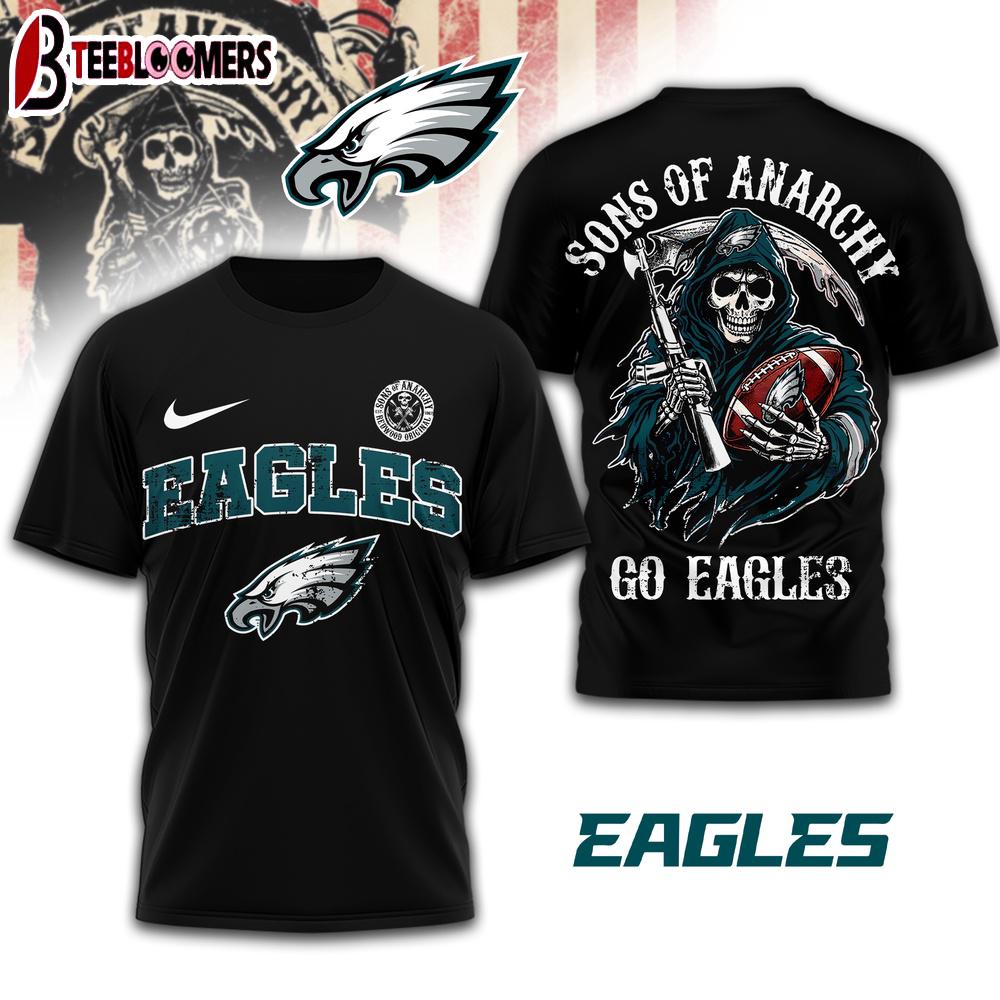 Philadelphia Eagles NFL Sons of Anarchy 3D T-Shirt