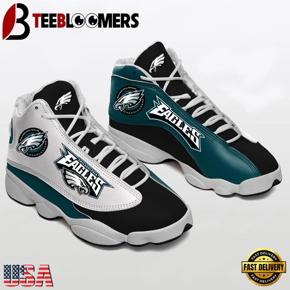 Philadelphia Eagles NFL Ver 2 Air Jordan 13 Sneaker - Gift For Fans