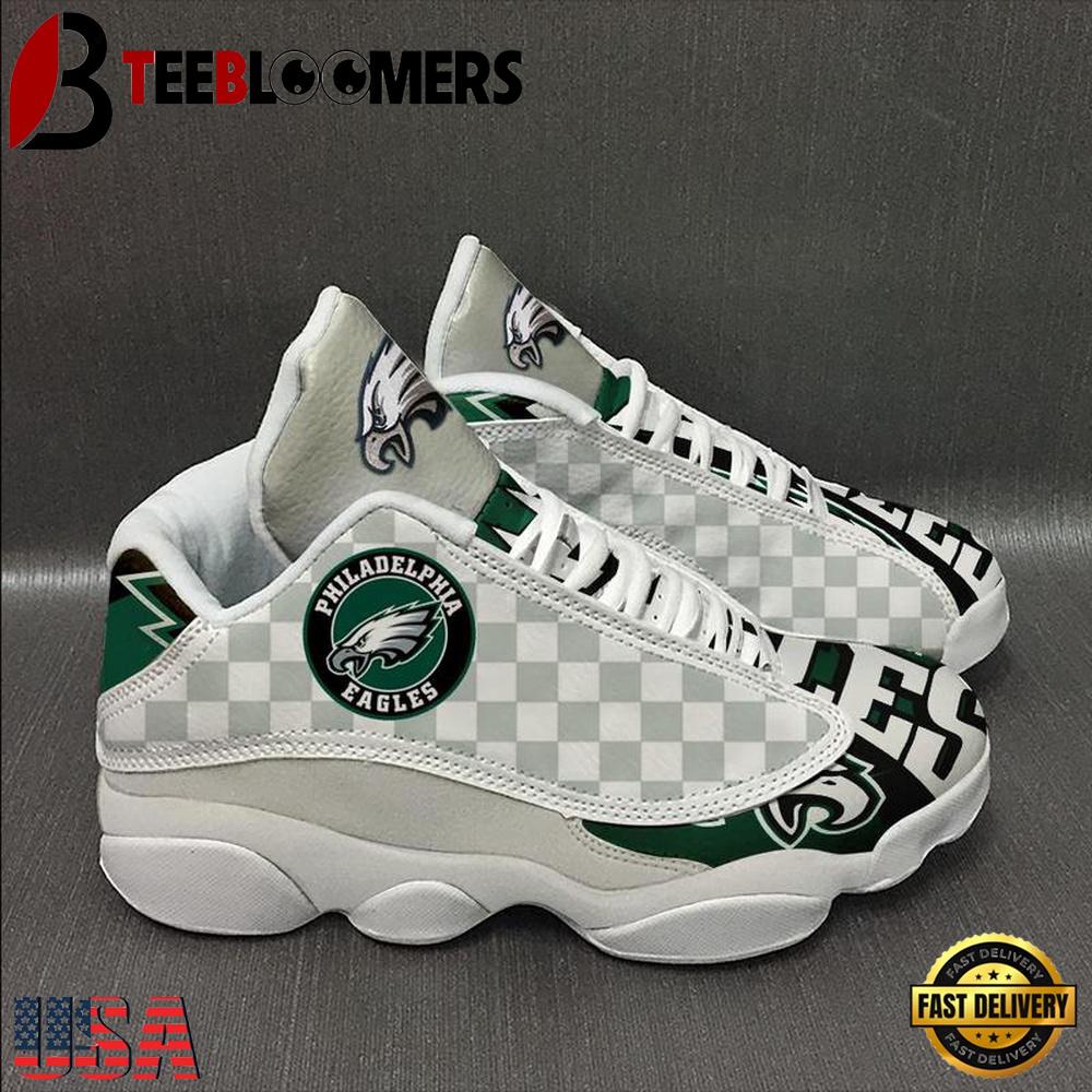 Philadelphia Eagles NFL Ver 3 Air Jordan 13 Sneaker - Gift For Fans