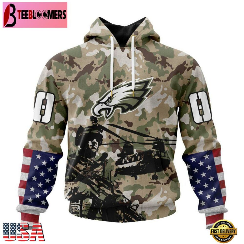 Philadelphia Eagles Veterans Hoodie