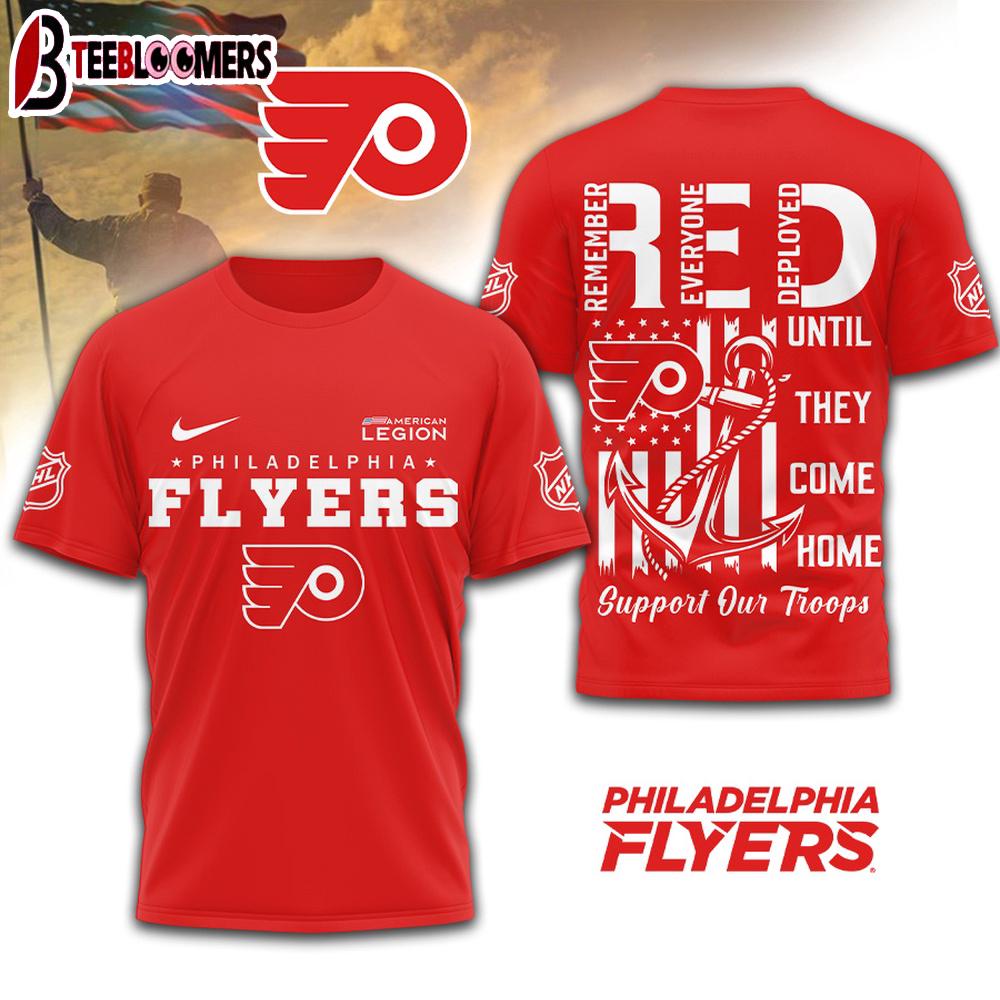 Philadelphia Flyers NHL Red Friday 3D T-Shirt