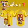Philadelphia Phillies MLB x The Simpsons Baseball Jersey Shirt For Fans