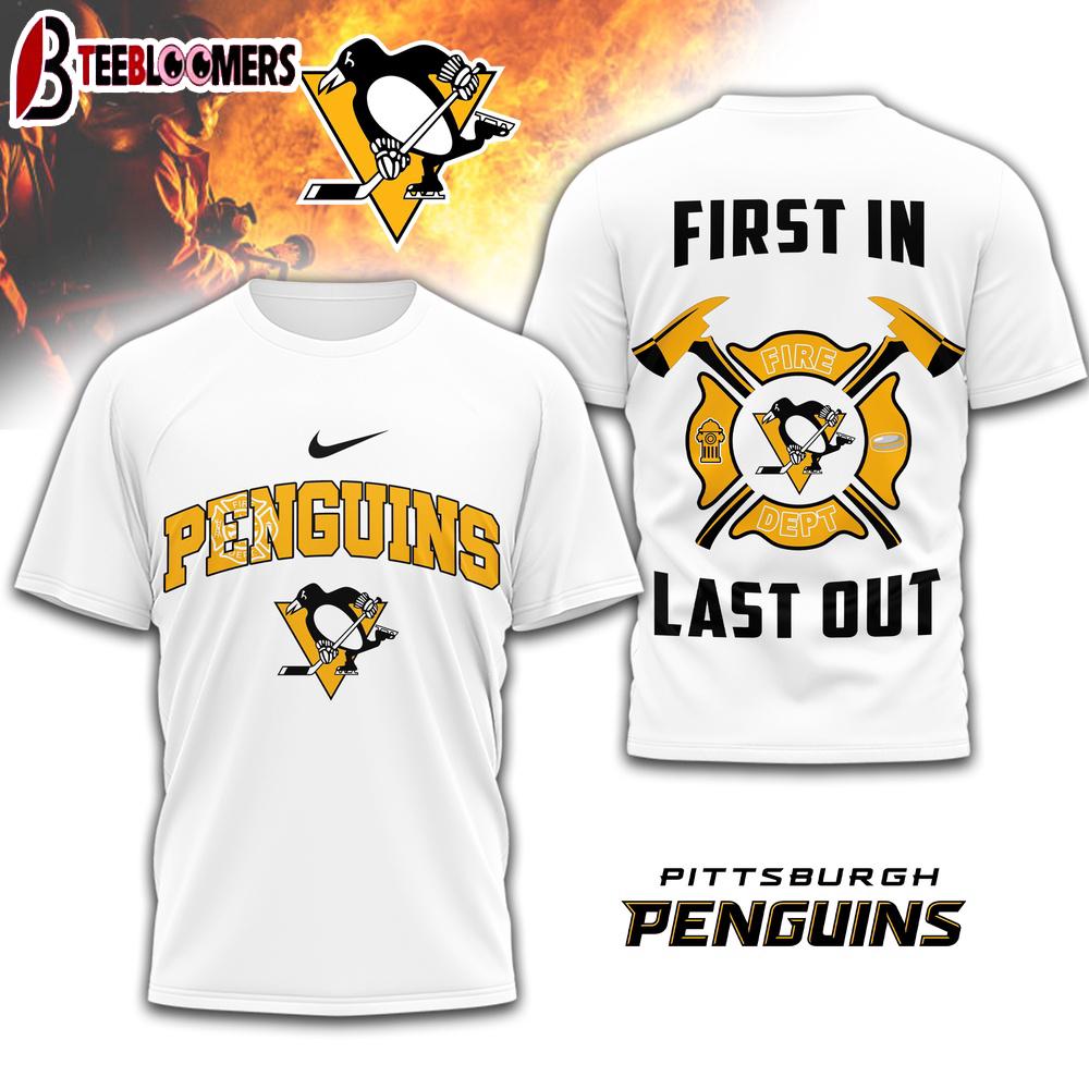 Pittsburgh Penguins NHL Fire Dept 3D Shirt For Fans