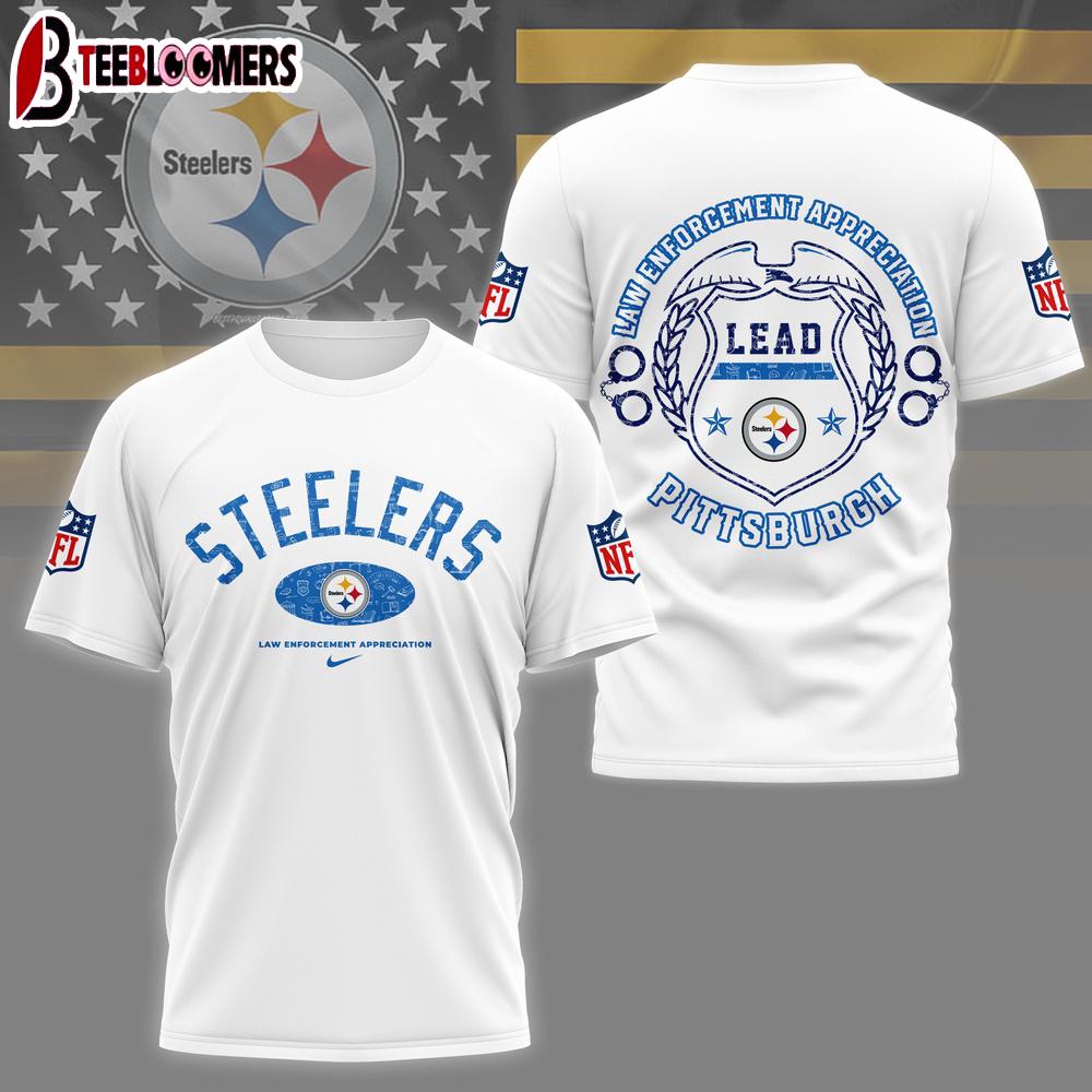Pittsburgh Steelers Law Appreciation Month 3D T-Shirt