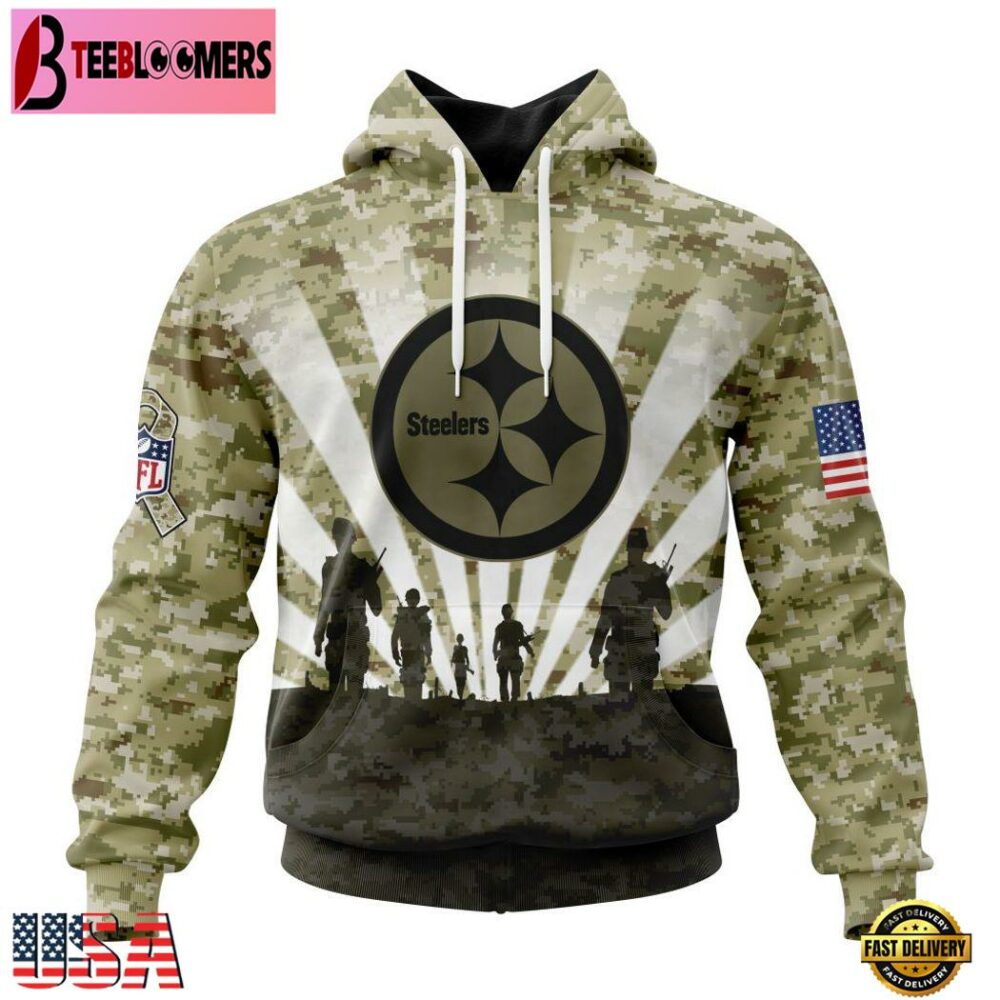 Pittsburgh Steelers Military Hoodie