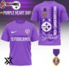 Pittsburgh Steelers National Purple Heart Day 3D Shirt Gift For Fans