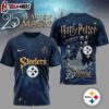 Pittsburgh Steelers NFL Harry Potter 25 Years Of Magic 3D T-Shirt For Fans