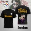 Pittsburgh Steelers NFL Joker Why So Serious 3D T-Shirt For Fans