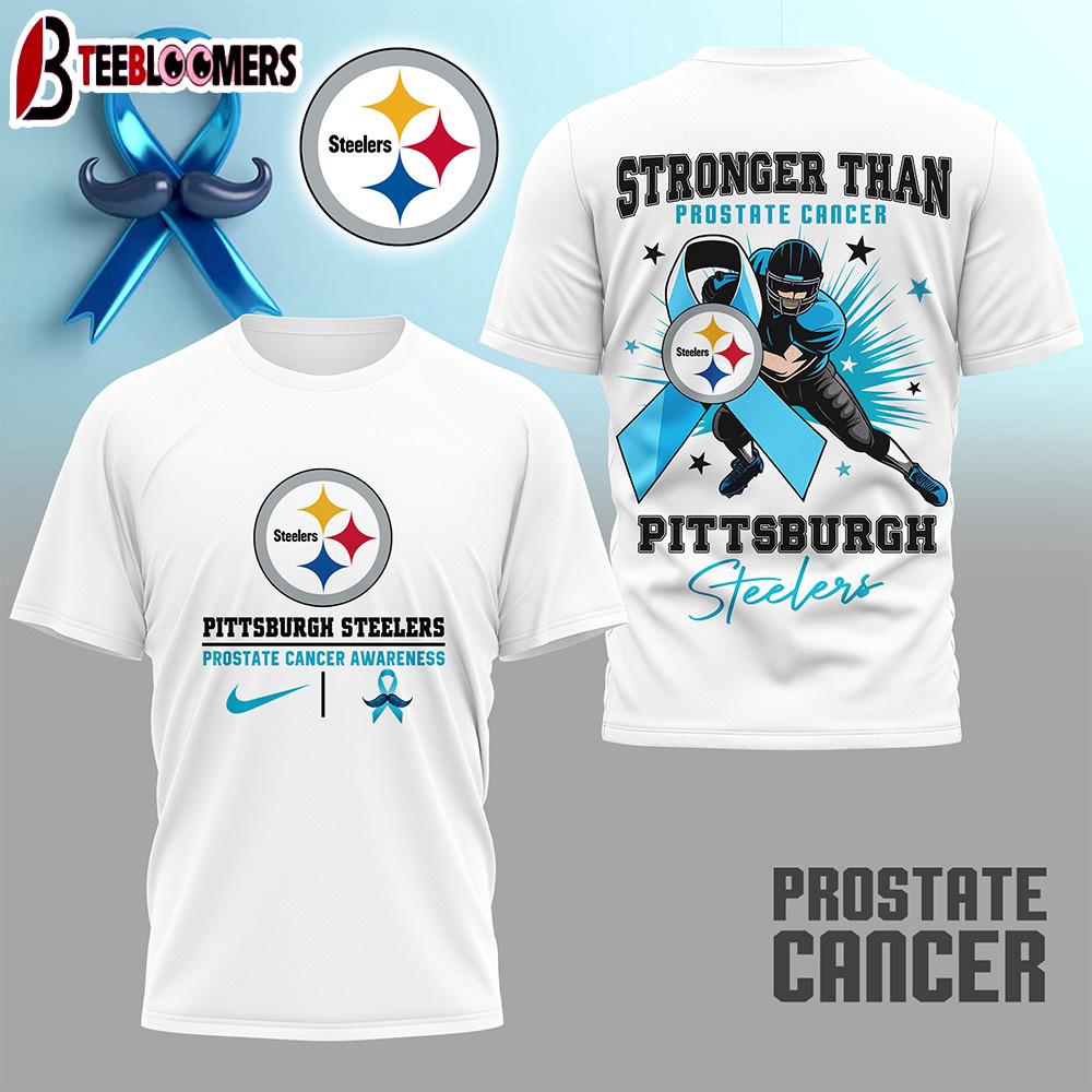Pittsburgh Steelers NFL Prostate Cancer Awareness Month 3D Shirt
