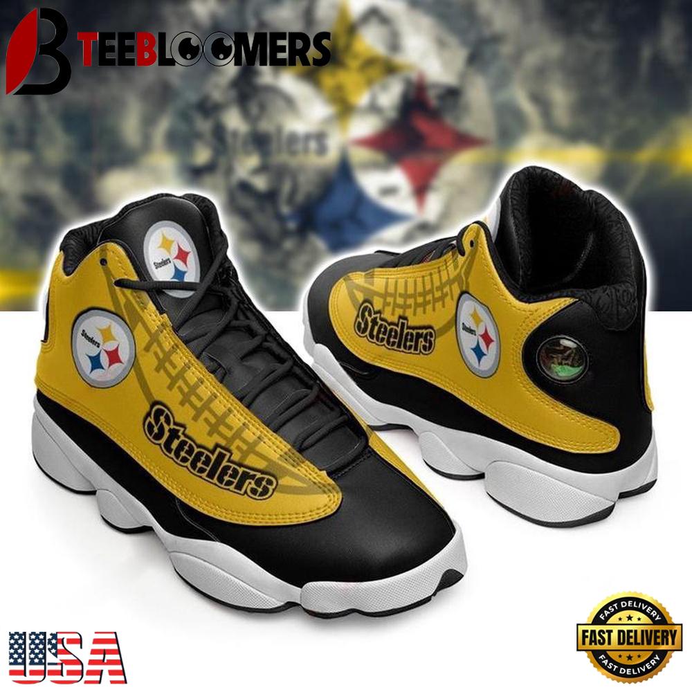 Pittsburgh Steelers NFL Ver 12 Air Jordan 13 Sneaker - Gift For Fans