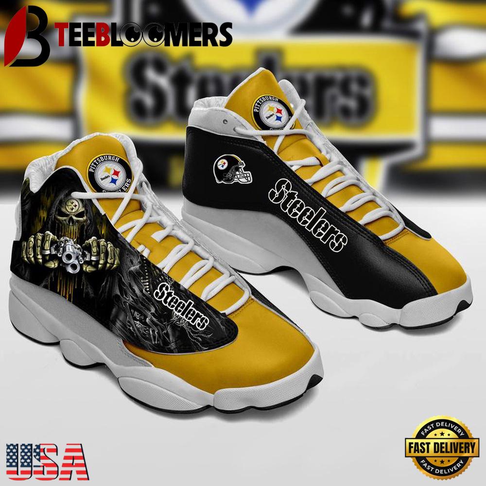 Pittsburgh Steelers NFL Ver 5 Air Jordan 13 Sneaker - Gift For Fans