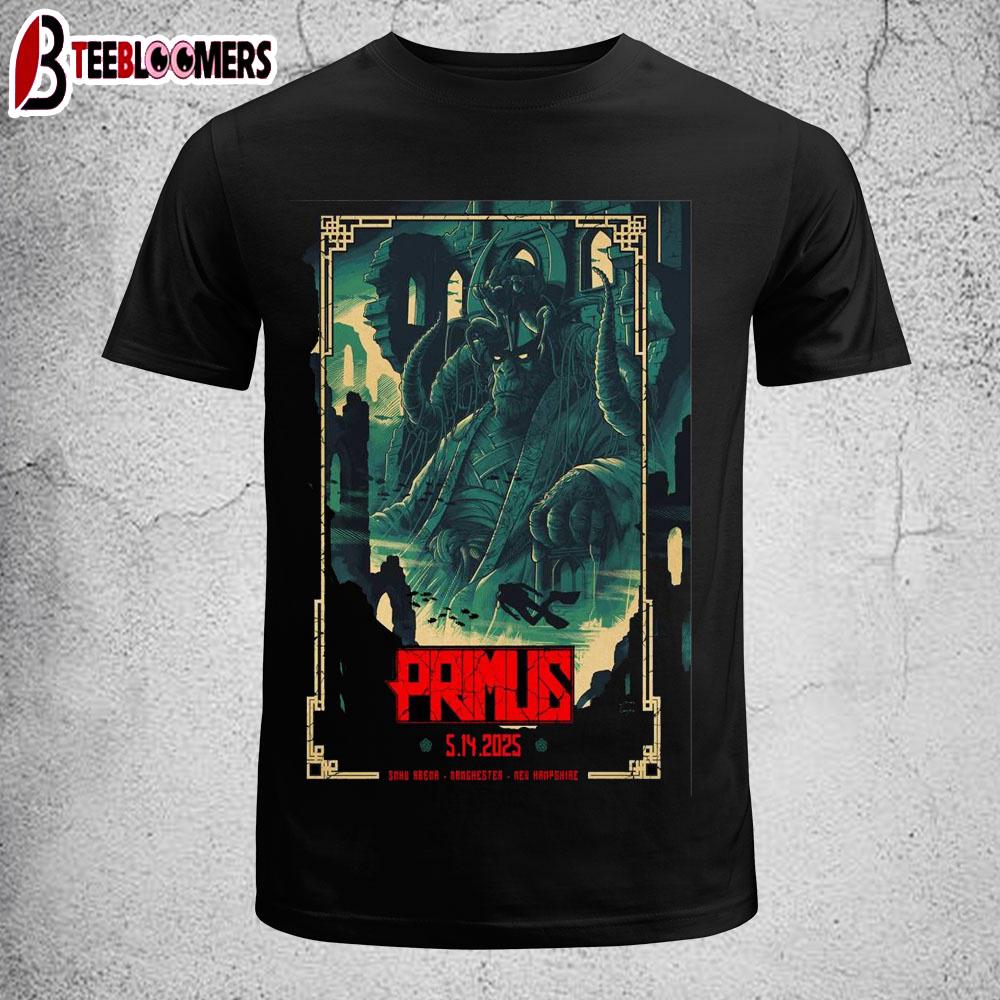 Primus SNHU Arena Manchester, NH May 14 2025 Show Poster Unisex T-Shirt
