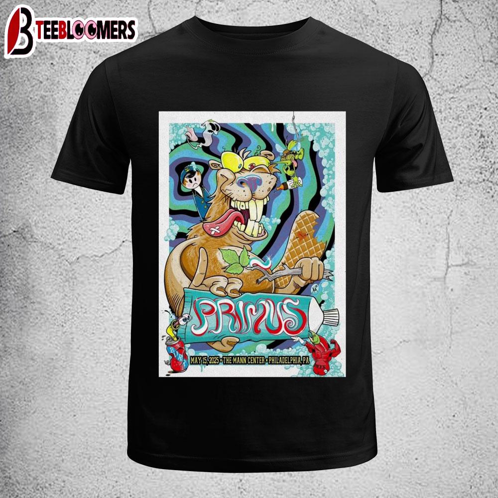 Primus TD Pavilion At The Mann Philadelphia, PA May 15 2025 Unisex T-Shirt