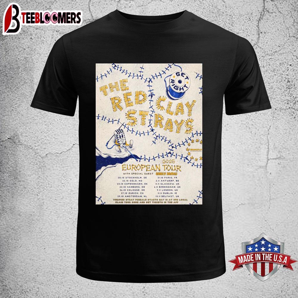 Red Clay Strays European 2025 Tour Unisex T-Shirt