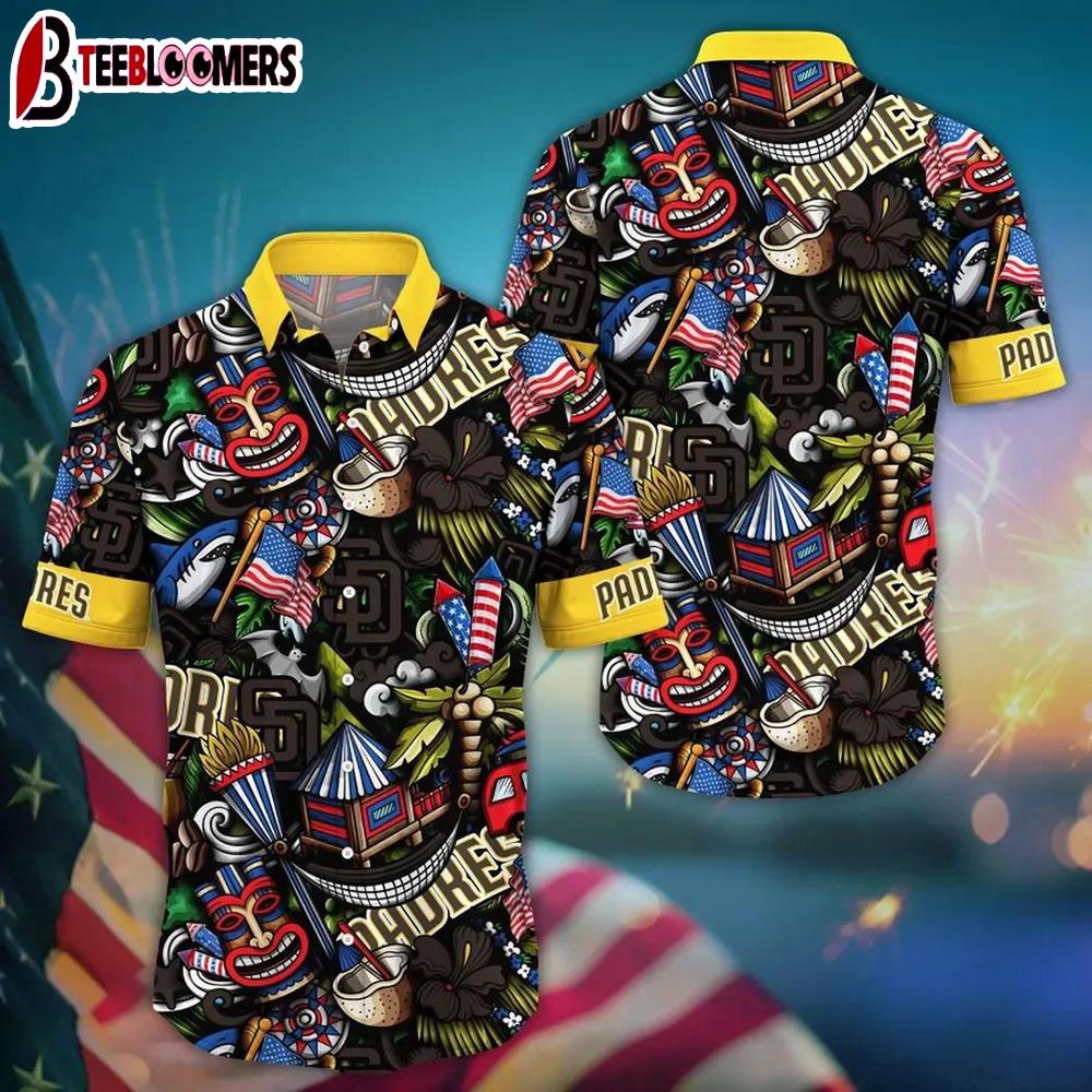 San Diego Padres Carnival Spirit Summer Hawaiian Shirt