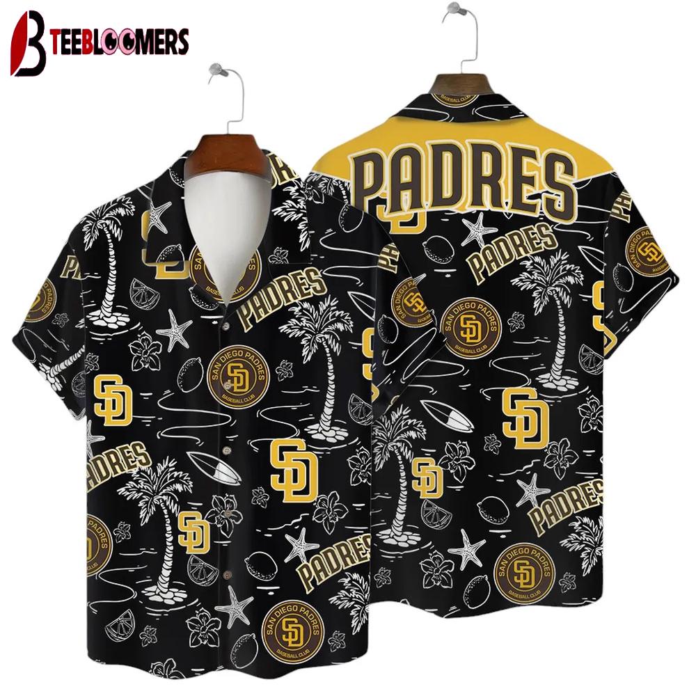 San Diego Padres Coastal Icons Summer Hawaiian Shirt