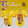 San Diego Padres MLB x The Simpsons Baseball Jersey Shirt For Fans