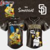 San Diego Padres MLB x The Simpsons Baseball Jersey Shirts Gift For Fans