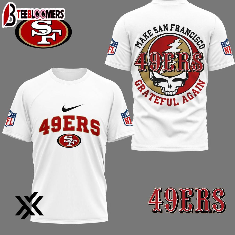 San Francisco 49ers Grateful Game Day 3D Shirt Gift For Fans