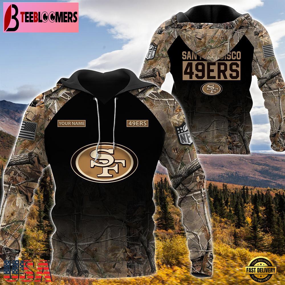San Francisco 49ers Hunting Camo Hoodie