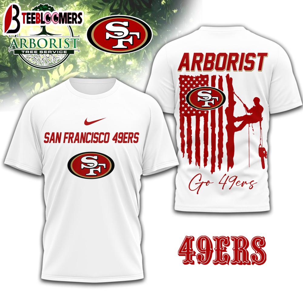 San Francisco 49ers NFL Arborist 3D Shirt For Fans
