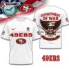 San Francisco 49ers NFL Department Of War 3D T-Shirt