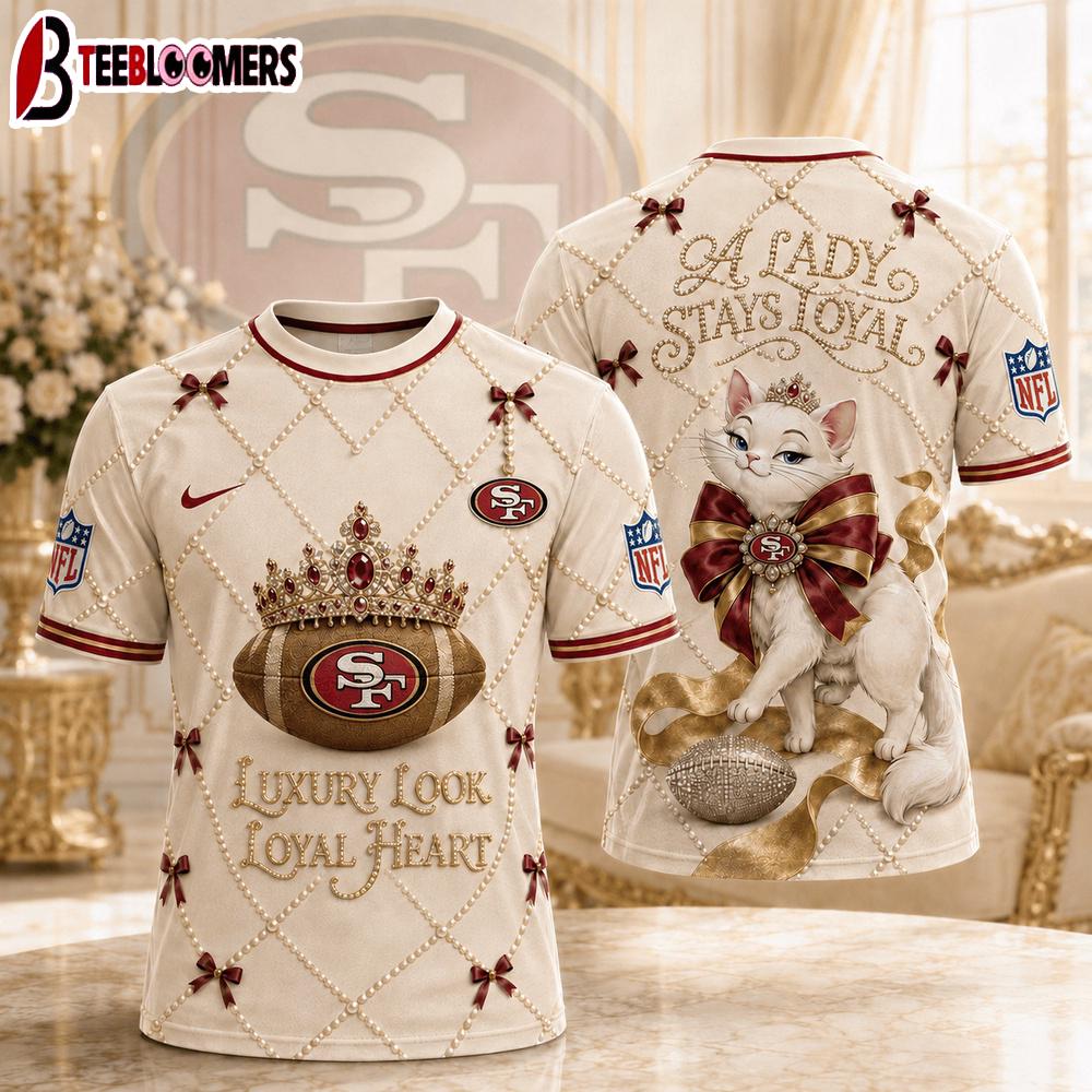 San Francisco 49ers NFL Marie Luxury Game Day 3D T-Shirt