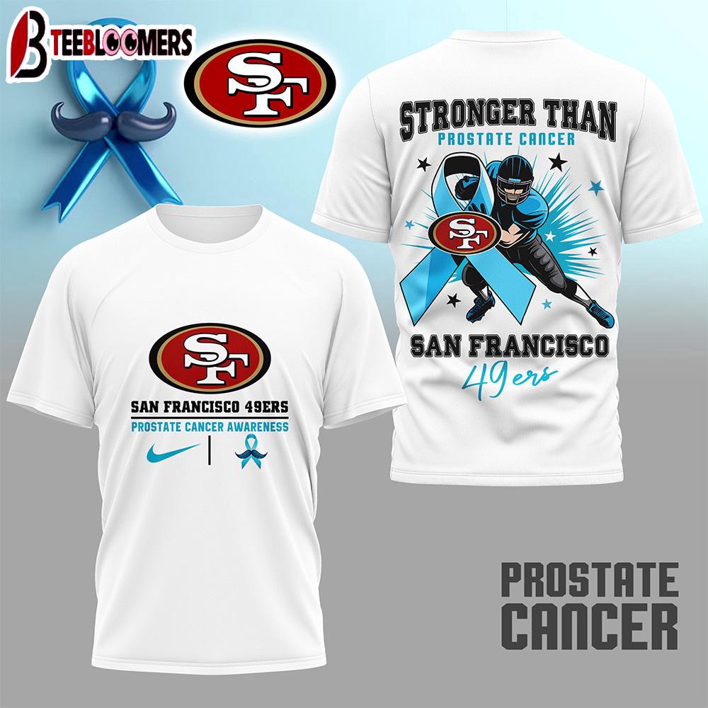 San Francisco 49ers NFL Prostate Cancer Awareness Month 3D Shirt