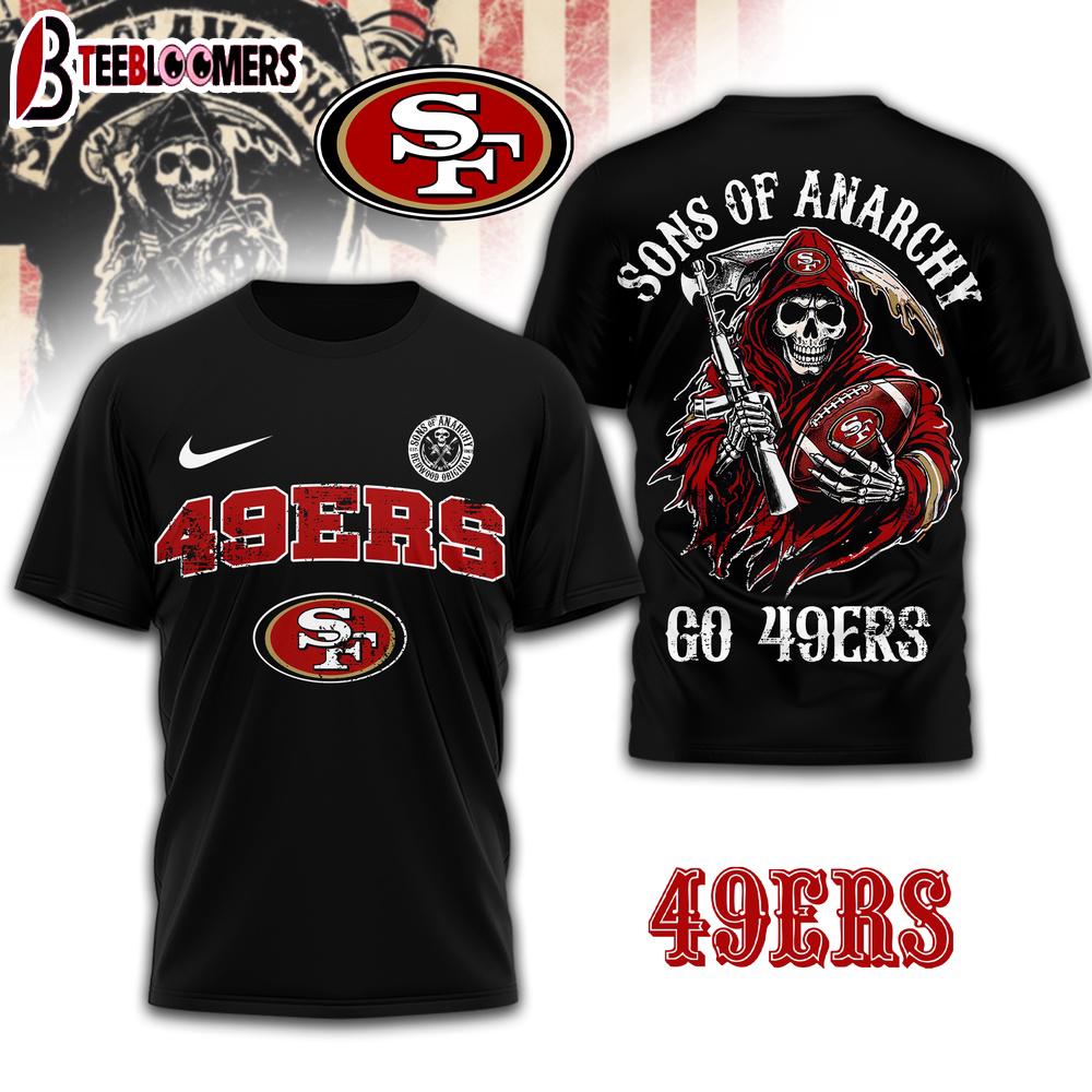 San Francisco 49ers NFL Sons of Anarchy 3D T-Shirt