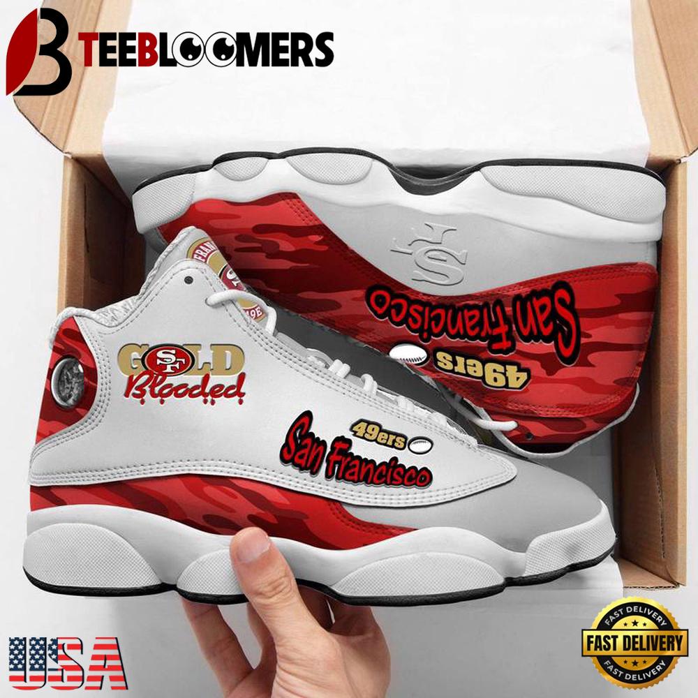 San Francisco 49Ers NFL Ver 8 Air Jordan 13 Sneaker - Gift For Fans