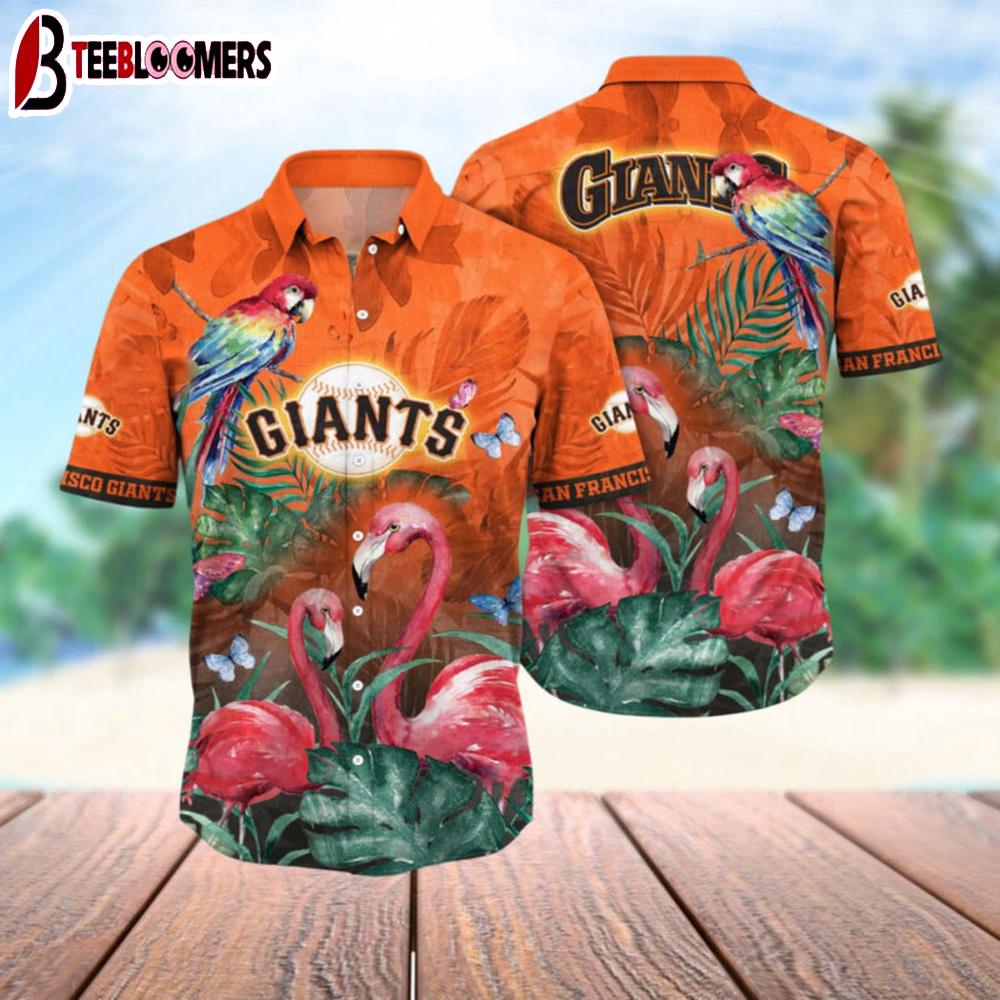 San Francisco Giants Exotic Parrot Summer Hawaiian Shirt