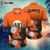 San Francisco Giants Floral Bloom Summer Hawaiian Shirt