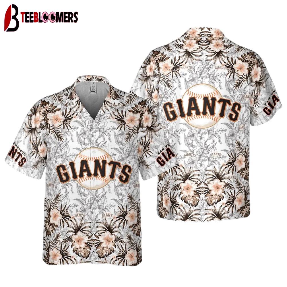 San Francisco Giants Floral Fade Summer Hawaiian Shirt