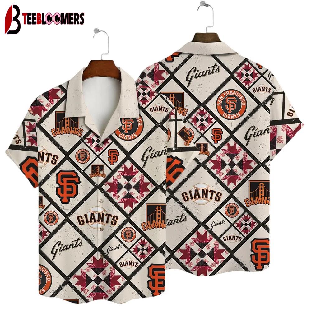 San Francisco Giants Patchwork Pride Summer Hawaiian Shirt
