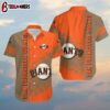 San Francisco Giants Retro Brush Stroke Summer Hawaiian Shirt